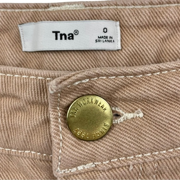 ARITZIA TNA Tan Greenwich Carpenter Jeans Size 0 - Picture 9 of 11